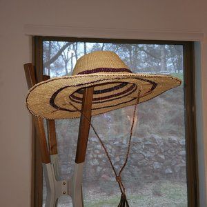 Natural Woven Straw Hat